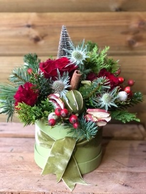 Oh Christmas Tree Hatbox