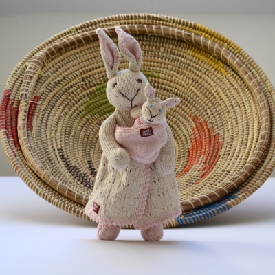 Rabbit Mother and Baby Set