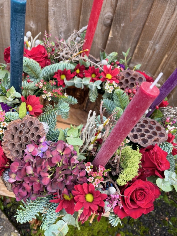 Rustic Bark Arrangement