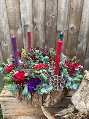 Rustic Bark Arrangement