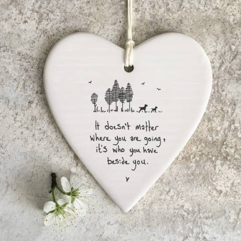 Porcelain Sentiment Hearts