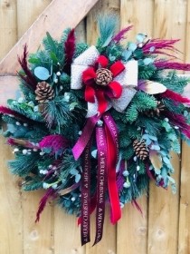 Cranberry Crush Door Wreath