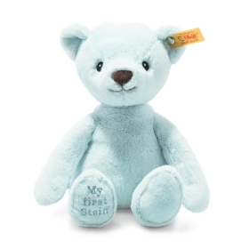 My First Steiff Blue Teddy Bear