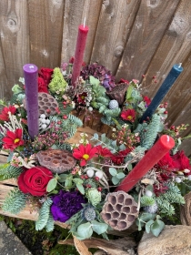 Rustic Bark Arrangement