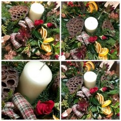 Seasons Greetings arrangement