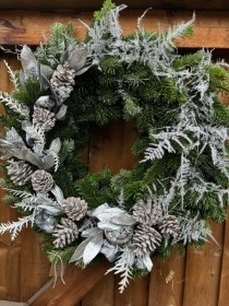 Silver Fern Wreath